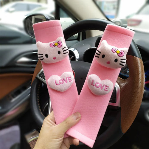 Hello Kitty Seatbelt Covers
