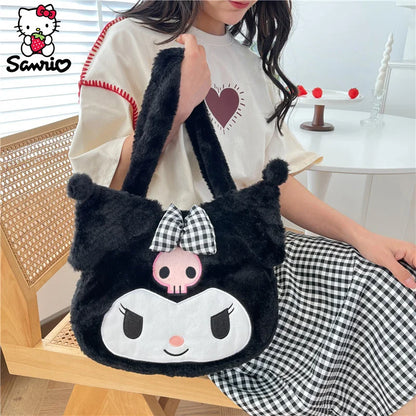 Sanrio Fuzzy Shoulder Bags
